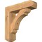 Ekena Millwork Olympic Craftsman Smooth Bracket w/ Offset Brace, Western Red Cedar, 5 1/2"W x 20"D x 20"H BKT0604X20X20OLY04SWR - alternate 1